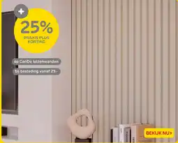 Praxis Op can do lattenwanden aanbieding