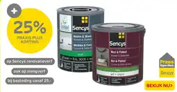 Praxis Sencys renovatieverf ook op mengverf aanbieding
