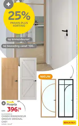 Praxis Cando binnendeur groove original ca01 aanbieding