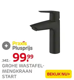 Praxis Grohe wastafel- mengkraan start aanbieding