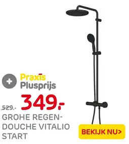 Praxis Grohe regen- douche vitalio start aanbieding