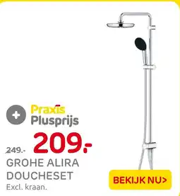 Praxis Grohe alira doucheset aanbieding
