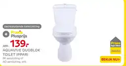 Praxis Aquavive duoblok toilet ippari aanbieding
