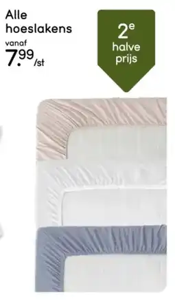 Leen Bakker Alle Hoeslakens aanbieding