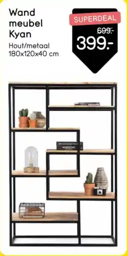 Leen Bakker Wandmeubel Kyan aanbieding