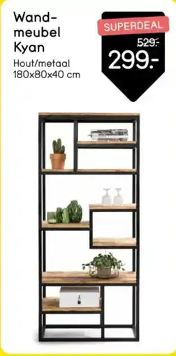 Leen Bakker Wandmeubel Kyan aanbieding