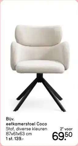 Leen Bakker Eetkamerstoelen Coco aanbieding