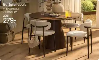 Leen Bakker Eettafel Louis aanbieding