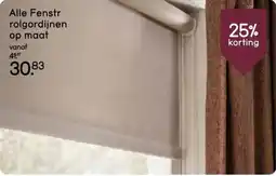 Leen Bakker Alle Fenstr Rolgordijnen op Maat aanbieding