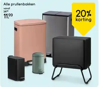 Leen Bakker Alle Prullenbakken aanbieding