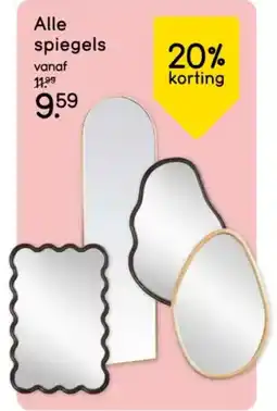 Leen Bakker Alle Spiegels aanbieding