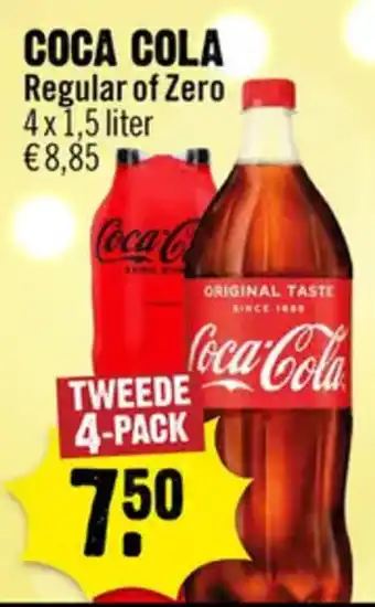 Dirck 3 Coca-Cola Regular of Zero aanbieding