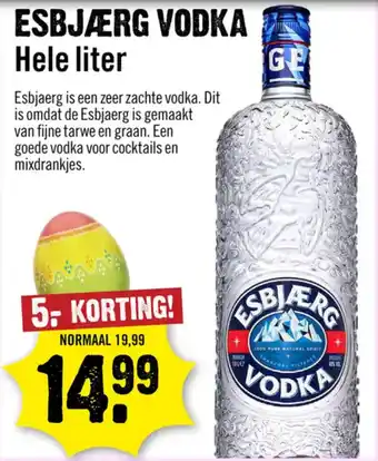 Dirck 3 Esbjaerg Vodka aanbieding