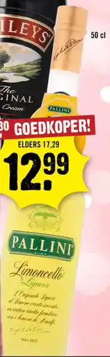 Dirck 3 Pallini Limoncello Liqueur aanbieding