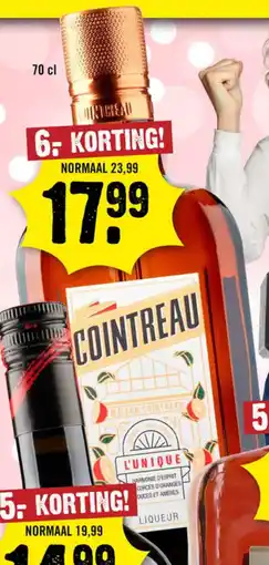 Dirck 3 Cointreau aanbieding