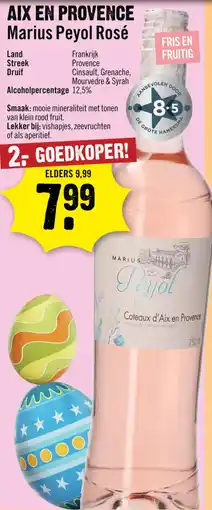 Dirck 3 Aix en Provence Marius Peyol Rosé aanbieding