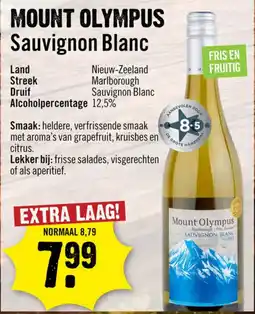 Dirck 3 Mount Olympus Sauvignon Blanc aanbieding
