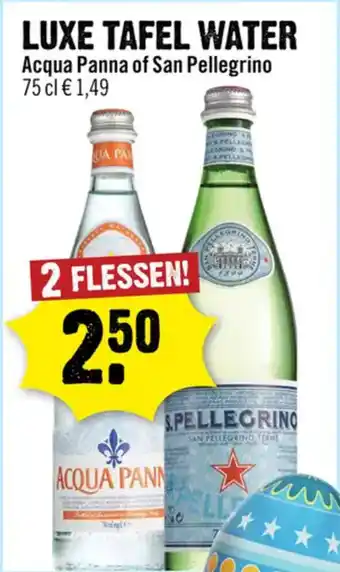 Dirck 3 Luxe Tafel Water aanbieding