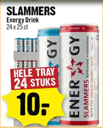 Dirck 3 Slammers Energy Drink aanbieding