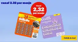 Bol.com Gillette Fusion 5 en Venus ComfortGlide aanbieding