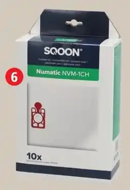 Marskramer SQOON Stofzuigerzakken Numatic aanbieding