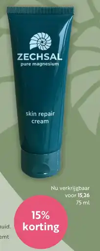 Puur Mieke Zechsal pure magnesium skin repair cream aanbieding