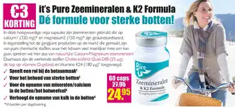 Gezond & Wel it's Pure Zeemineralen & K2 Formula aanbieding