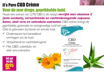 Gezond & Wel it's Pure CBD Crème aanbieding