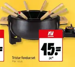 Jumbo Tristar fondue set aanbieding