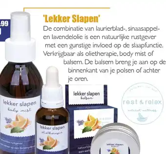 Gezond & Wel "Lekker Slapen' aanbieding