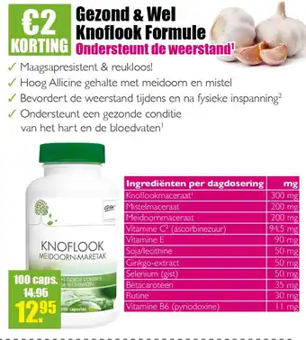 Gezond & Wel Gezond & Wel Knoflook Formule aanbieding