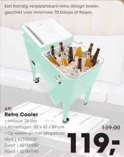 HANOS AXI Retro Cooler aanbieding