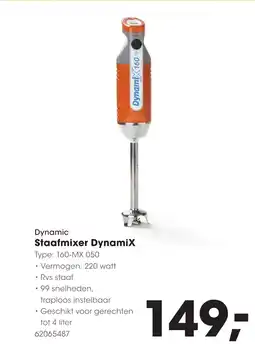 HANOS Dynamic staafmixer dynamix aanbieding