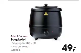 HANOS Select cuisine soepketel aanbieding