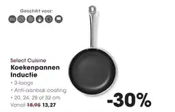 HANOS Select cuisine koekenpannen inductie aanbieding