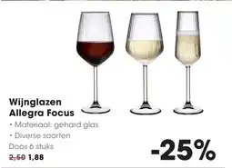 HANOS Wijnglazen Allegra Focus aanbieding