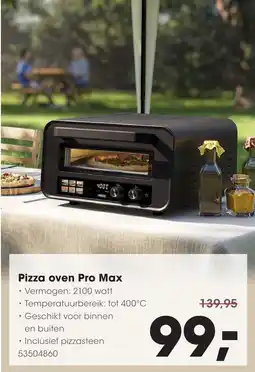 HANOS Pizza oven Pro Max aanbieding