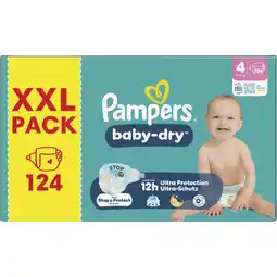 Albert Heijn Pampers Baby-dry luiers maat 4 XXL pack aanbieding