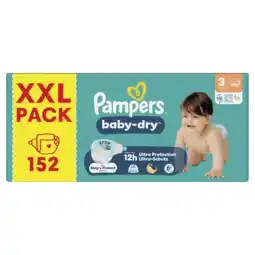Albert Heijn Pampers Baby-dry luiers maat 3 XXL pack aanbieding