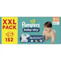 Albert Heijn Pampers Baby-dry luiers maat 3 XXL pack aanbieding