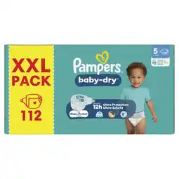 Albert Heijn Pampers Baby-dry luiers maat 5 XXL pack aanbieding