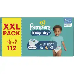 Albert Heijn Pampers Baby-dry luiers maat 5 XXL pack aanbieding