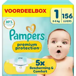 Albert Heijn Pampers Premium protection maat 1 carry pack aanbieding