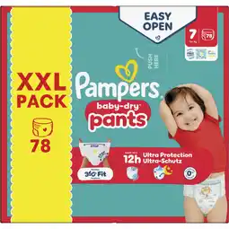 Albert Heijn Pampers Baby-dry pants maat 7 XXL pack aanbieding