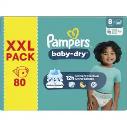Albert Heijn Pampers Baby-dry luiers maat 8 XXL pack aanbieding