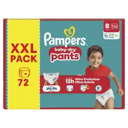 Albert Heijn Pampers Baby-dry pants maat 8 XXL pack aanbieding