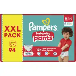 Albert Heijn Pampers Baby-dry pants maat 6 XXL pack aanbieding