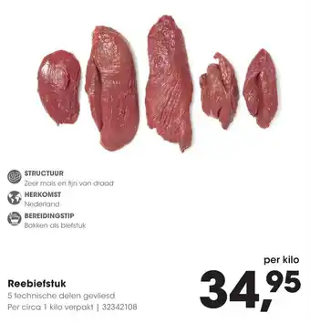 HANOS Reebiefstuk aanbieding