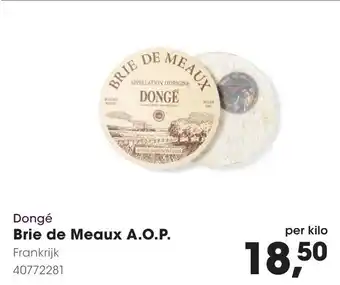 HANOS Dongé Brie de Meaux A.O.P. aanbieding