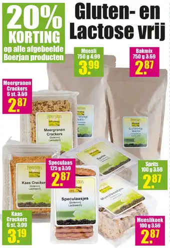 Gezond & Wel Gluten- en Lactose vrij aanbieding